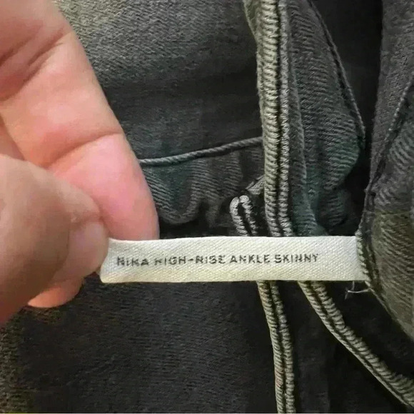 Rag & Bone Black Nina High Rise Ankle Skinny Jeans sz 29 - Picture 8 of 9